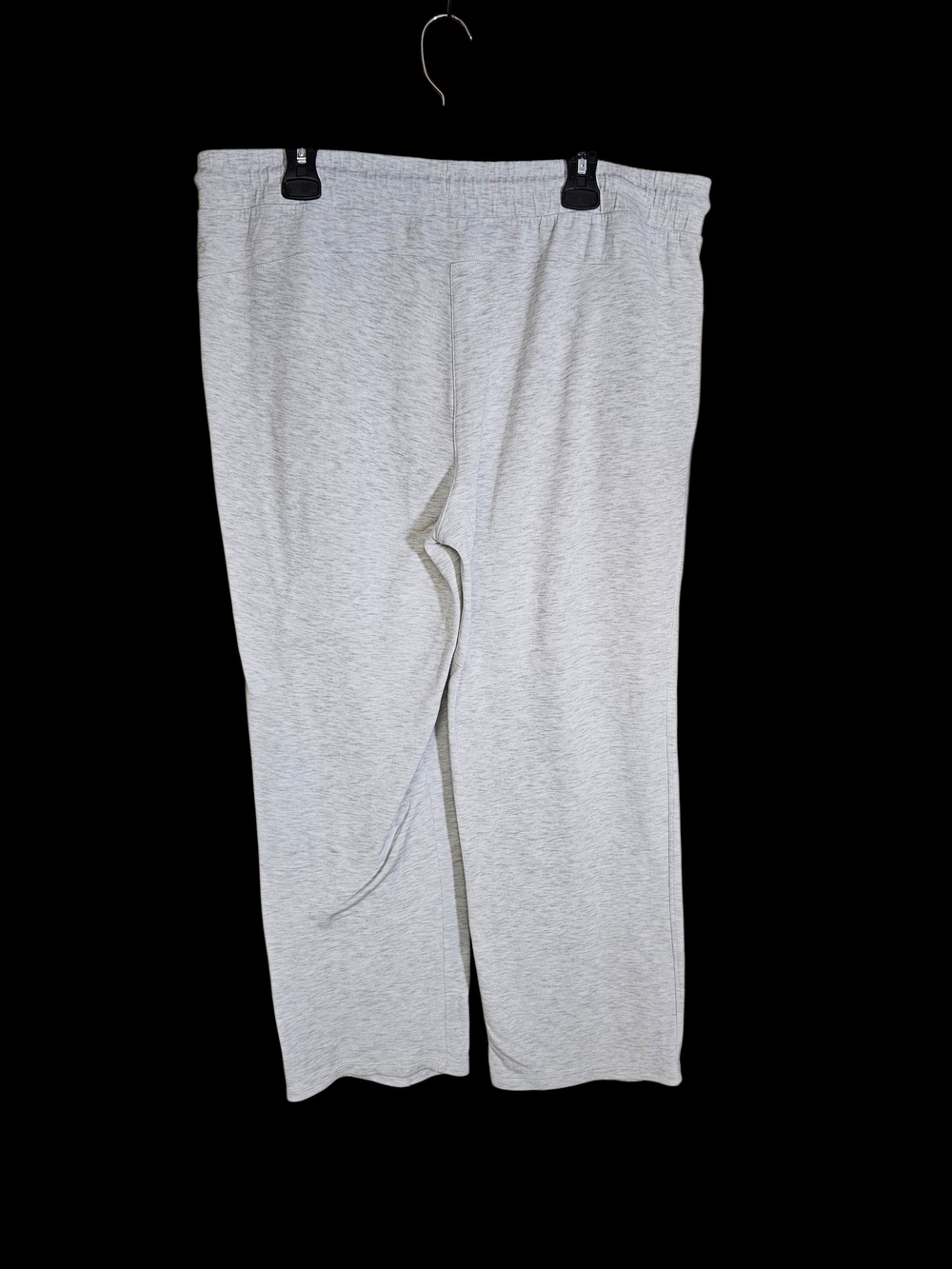 Danskin Light Gray Women's Wide Leg Drawstring Pants - Picture 2 of 3